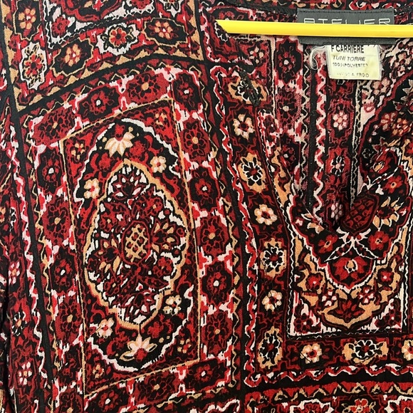 Sandra Angelozzi bohemian casual red dress - Picture 5 of 10